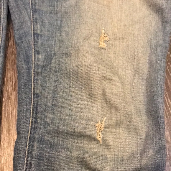 Ann Taylor Loft Boyfriend Cuffed Jeans 28/6 - Picture 5 of 6